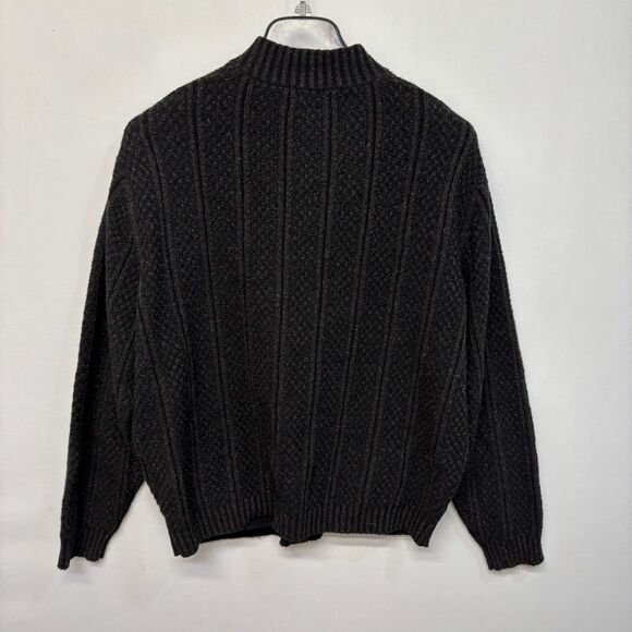 Lenor Romano Men XL X-Large Wool Full Zip Cardigan Sweater Cable Knit C029 -2 - Picture 14 of 16